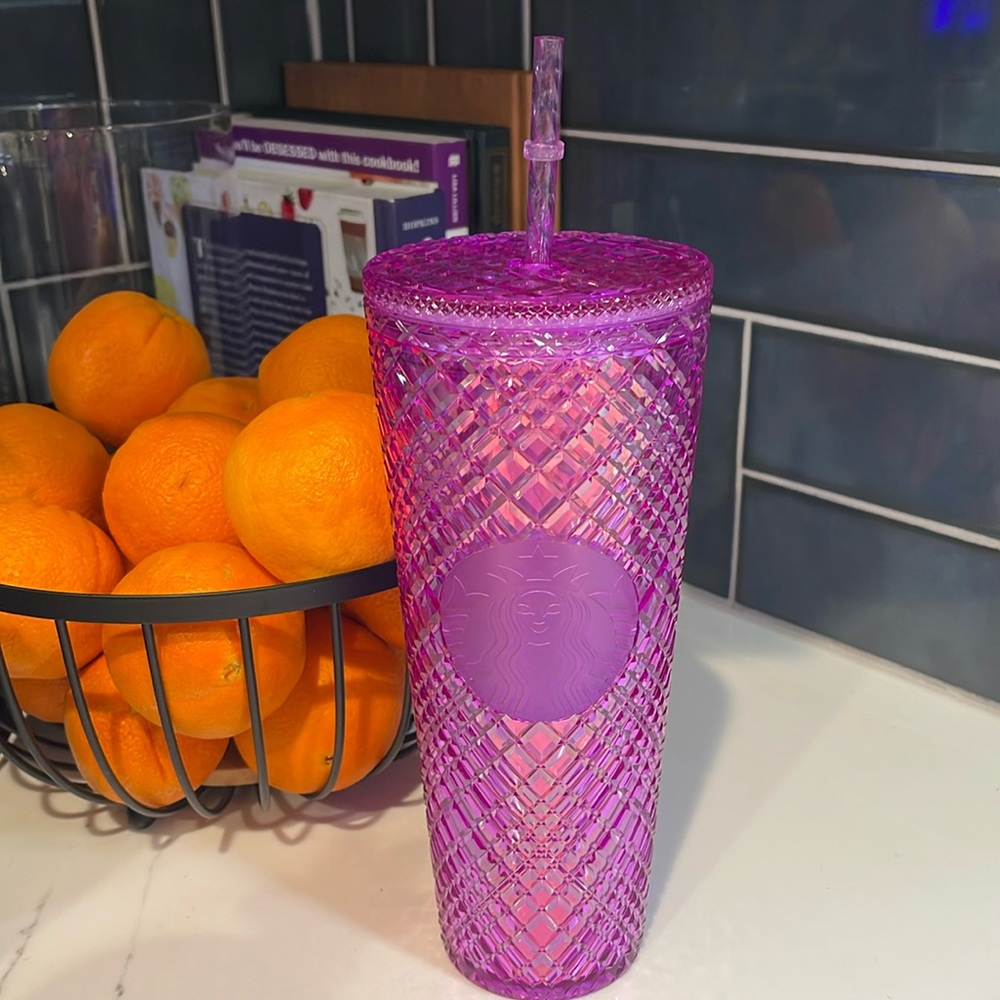 Starbucks 2023 Winter Purple Jeweled Cup